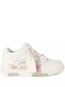Кроссовки Off-White Out Of Office For Walking, белый/светло-розовый
