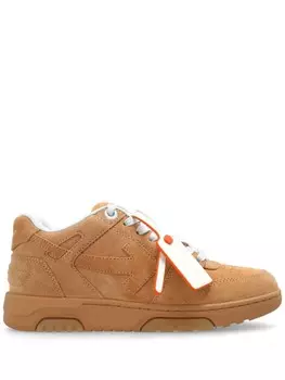 Off-White кроссовки Out Of Office, коричневый