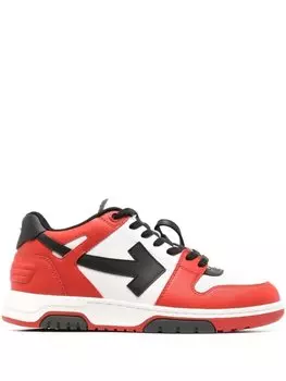 Off-White кроссовки Out Of Office, красный