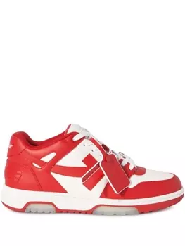 Off-White кроссовки Out Of Office, красный