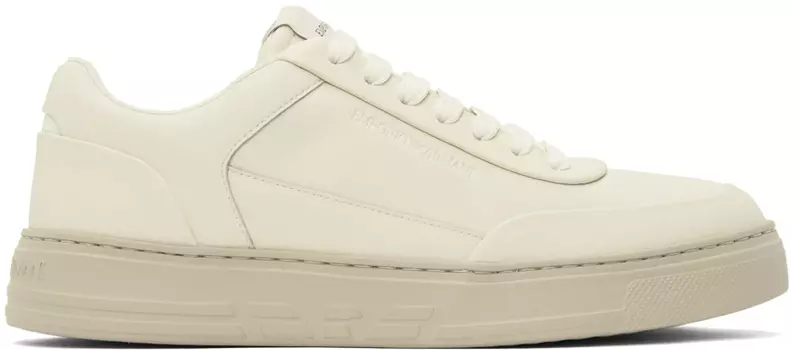 Off-White кроссовки с тиснением Emporio Armani