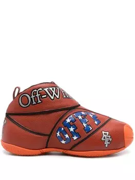Off-White кроссовки The Ball, оранжевый