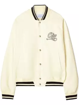 Off-White куртка Off Italic, нейтральный цвет