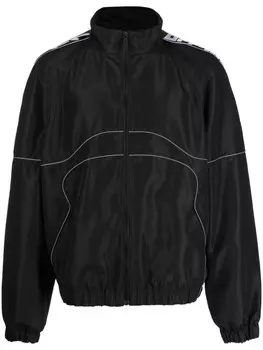 Off-White куртка с эластичной отделкой, черный