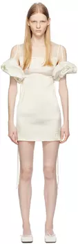 Off-White Le Chouchou La Mini Robe Мини-платье Chouchou Jacquemus