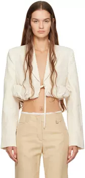 Off-White Le Chouchou La Veste Блейзер с круассаном Jacquemus