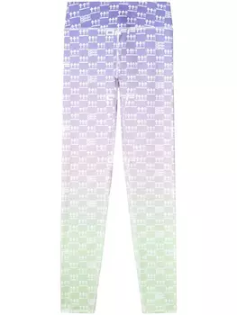 Off-White леггинсы Double Arrows, фиолетовый