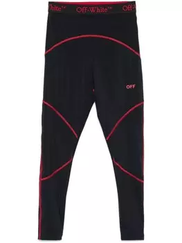 Off-White леггинсы Golf, черный