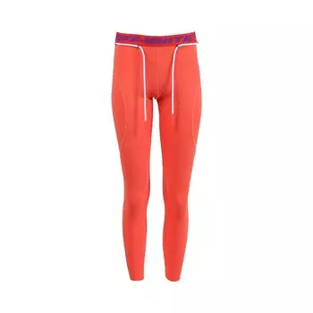 Off-White Леггинсы с логотипом Athl, цвет Коралл/красный