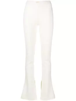 Off-White легинсы Sleek с разрезами, белый