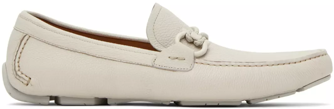 Off-White лоферы для водителей Gancini Ferragamo