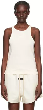 Off-White майка с приклеенным принтом Fear of God ESSENTIALS