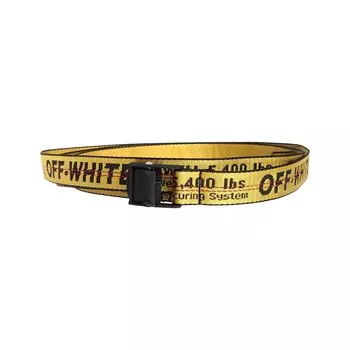 Off-White Мини-промышленный ремень Желтый/Черный