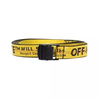 Off-White Мини-промышленный ремень Желтый/Черный
