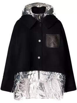 Off-White многослойная парка Arrows, черный