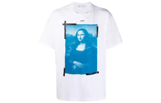 Off-White Мужская футболка, белый