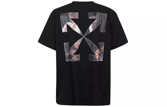 Off-White Мужская футболка, черный