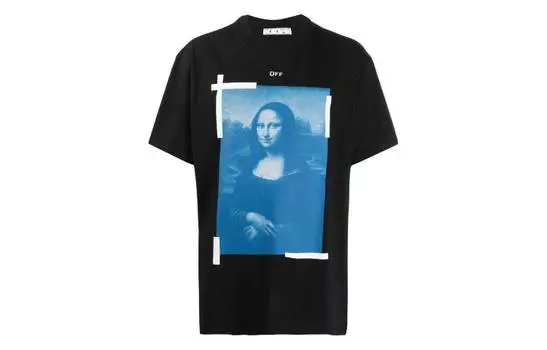 OFF-WHITE Мужская футболка, Черный