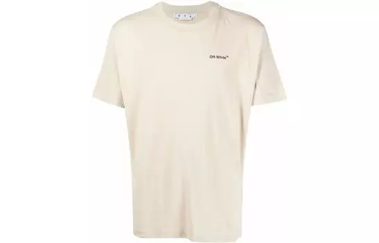Футболка мужская Off-White, бежевый
