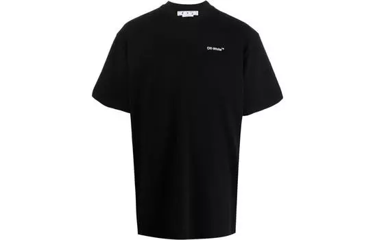 Футболка мужская Off-White летняя, черный