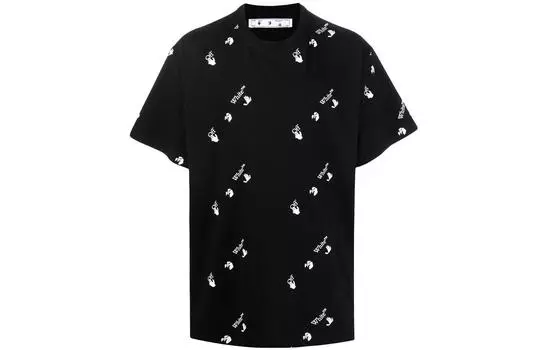 OFF-WHITE Мужская футболка, цвет Black