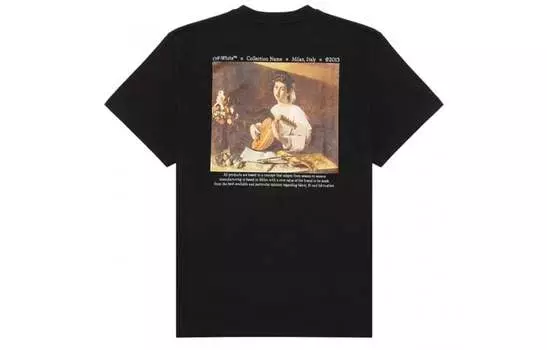 Футболка мужская Off-White Caravaggio Lute, черный