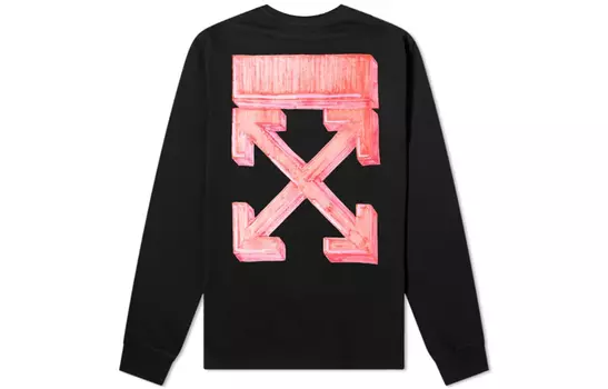 Футболка мужская Off-White, черный / розовый