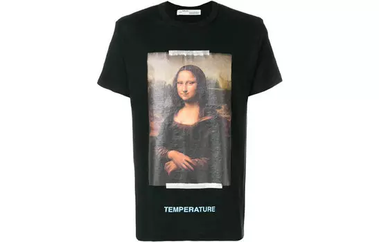 OFF-WHITE Мужская футболка, цвет Black