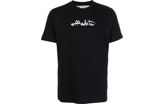 OFF-WHITE Мужская футболка, цвет Black