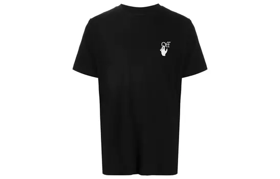 OFF-WHITE Мужская футболка, цвет Black