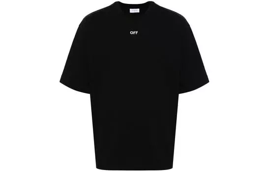 Футболка мужская Off-White Logo Embroidered, черный