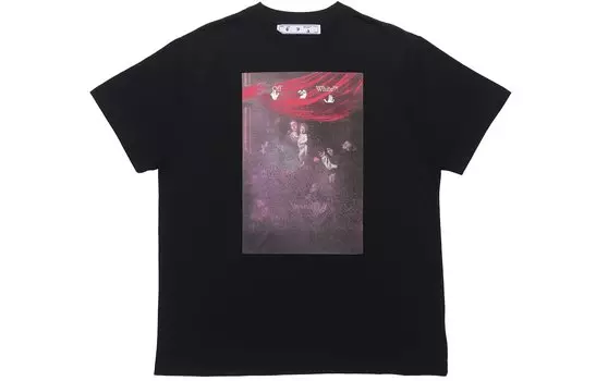 Футболка мужская Off-White Sprayed Caravaggio, черный