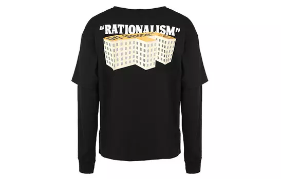 OFF-WHITE Мужская футболка, цвет Black