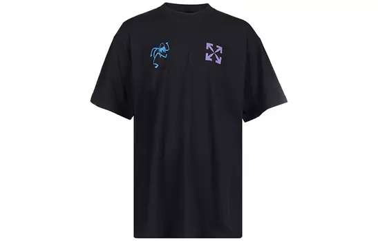 Футболка мужская Off-White 90's Liquid, черный