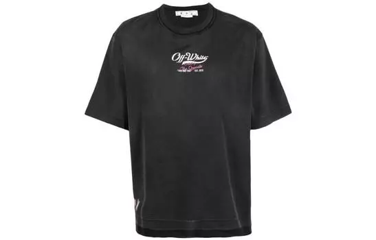 Футболка мужская Off-White Wave Off, черный