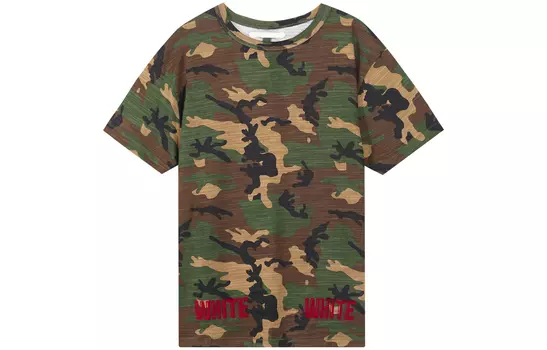 Футболка мужская Off-White, камуфляжный