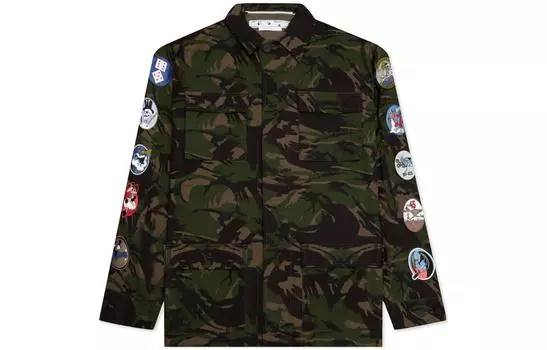 Куртка мужская Off-White, камуфляжный