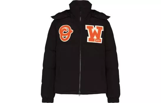 Куртка мужская Off-White Logo Patch, черный