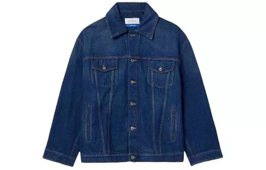 Куртка мужская Off-White джинсовая, синий