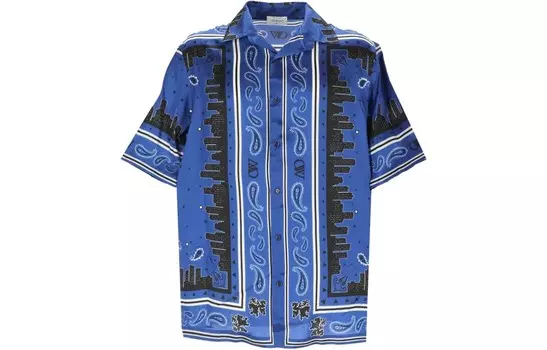 OFF-WHITE Мужская рубашка, цвет Blue