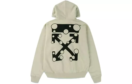 Толстовка мужская Off-White Bubble Arrow Skate, хаки