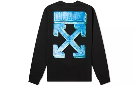 OFF-WHITE Мужская толстовка, цвет Black
