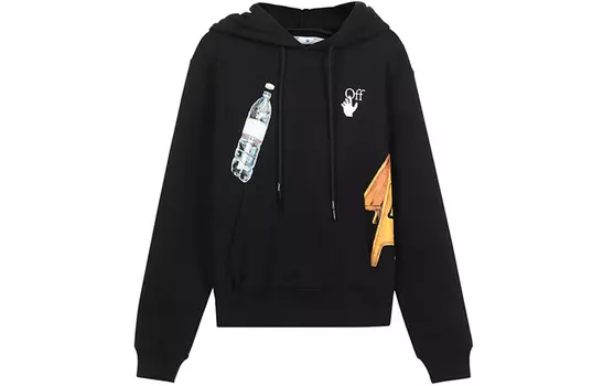 OFF-WHITE Мужская толстовка, цвет Black