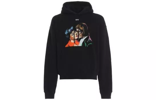 OFF-WHITE Мужская толстовка, цвет Black