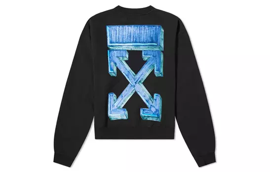 OFF-WHITE Мужская толстовка, цвет Black