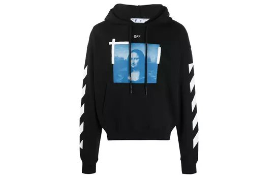 Толстовка мужская Off-White Mona Lisa Photograph, черный