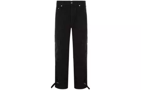 Брюки-карго Off-White Wave Off мужские, черный