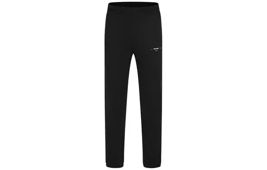 Брюки мужские Off-White с логотипом, черный
