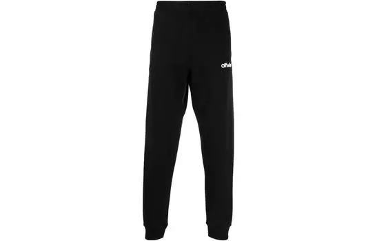 Брюки мужские Off-White с принтом, черный