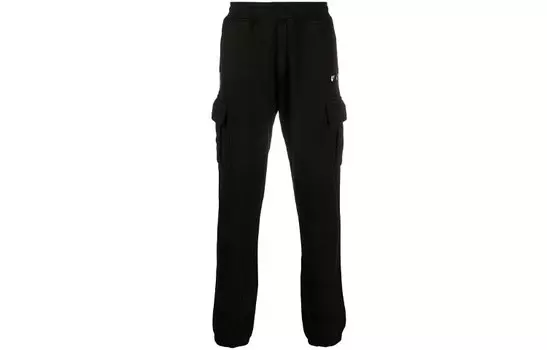 OFF-WHITE Мужские трикотажные спортивные штаны, цвет Black